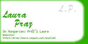 laura praz business card